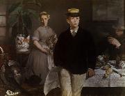 Edouard Manet Luncheon in the Studio (mk09) painting